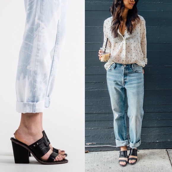 freda salvador Shoes - FREDA SALVADOR MONK STRAP BLACK MULES 7 $395